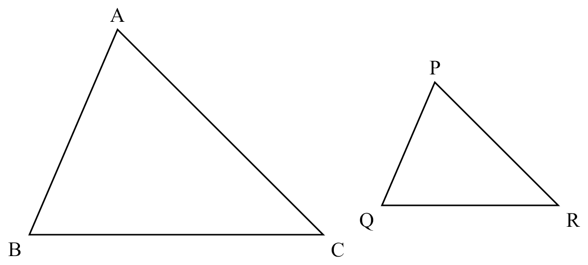 corr. $\angle$s, $\sim$ $\triangle$s